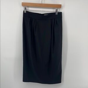 MM LaFleur Wool Skirt in Black 8 G4